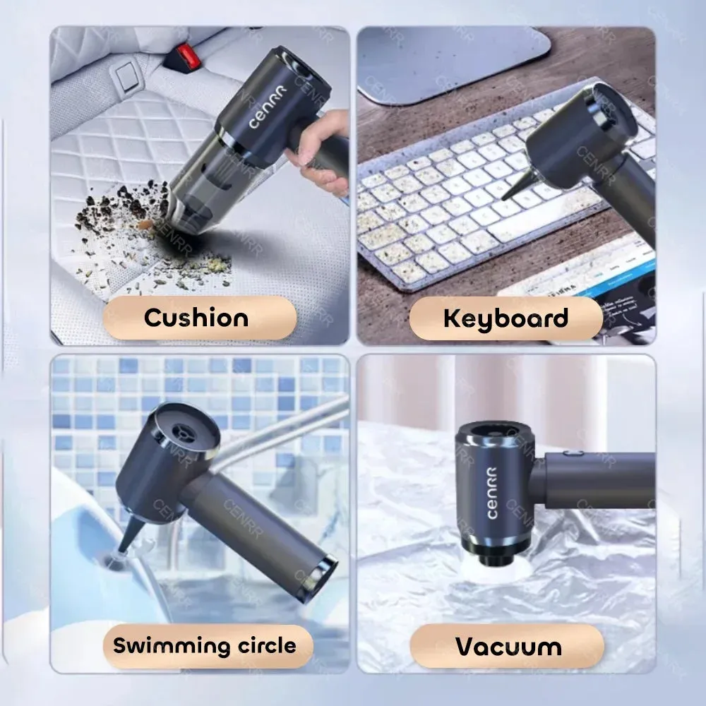 Car Vacuum Cleaner Strong Suction 210000PA Dual-Purpose Cordless Vacuum Cleaner Wireless Handheld Mini Blower for Home Appliance