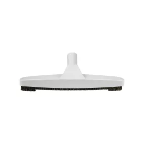 Central Vacuum Hard Floor Vacuum Brush Attachment with Natural Bristles |  White | 12 inch