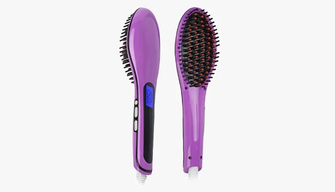 Ceramic Hair Straightening Brush