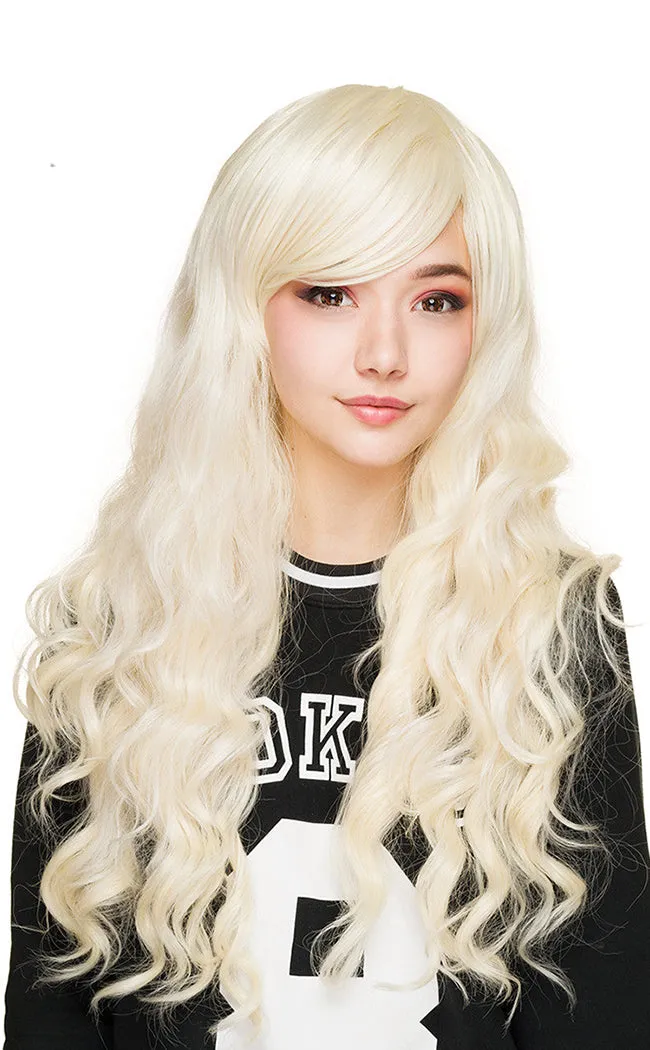 Classic Wavy Lolita Wig | Platinum Blonde