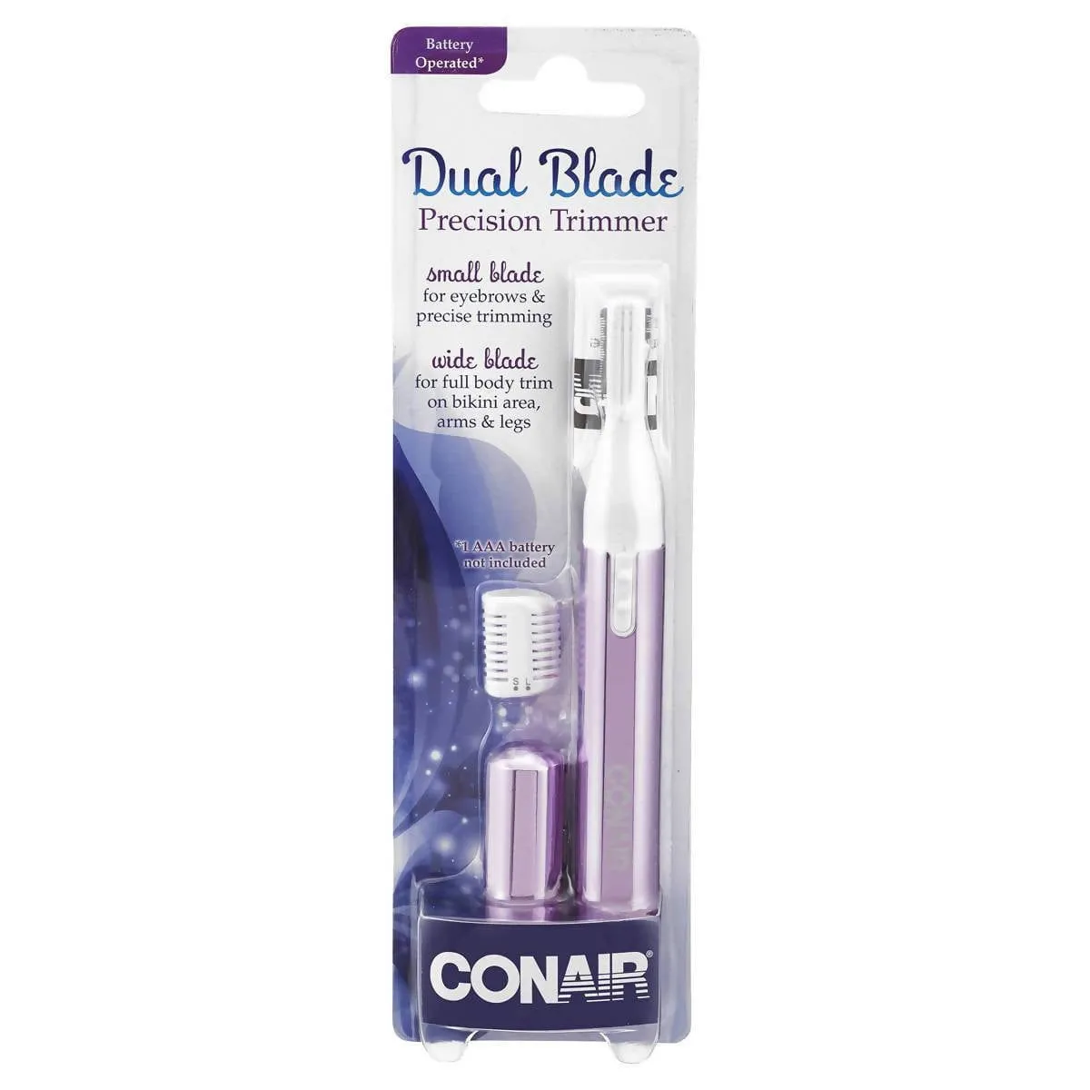 Conair Dual Blade Precision Trimmer For Women Can be use on bikini area, arms and legs Designed specifically for women  - C-LT3R