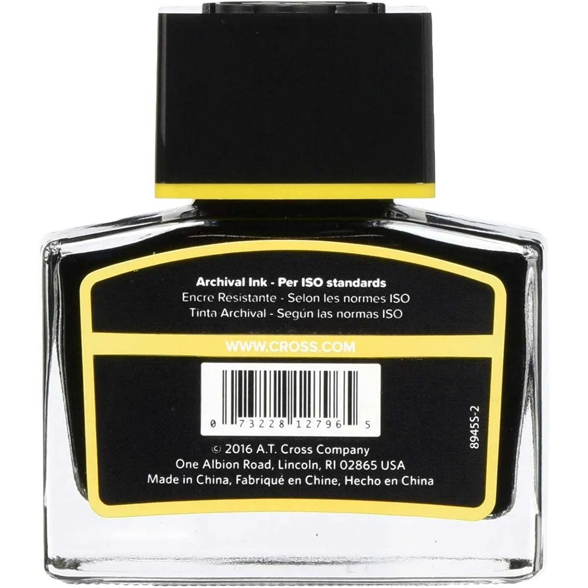 Cross Ink Bottle - Black Single Fountain Pen, 62.5 ml | 8945S-2