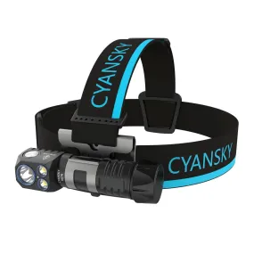 Cyansky Multifunctional Rechargeable Headlamp HS7R 2800 lumens 186metre