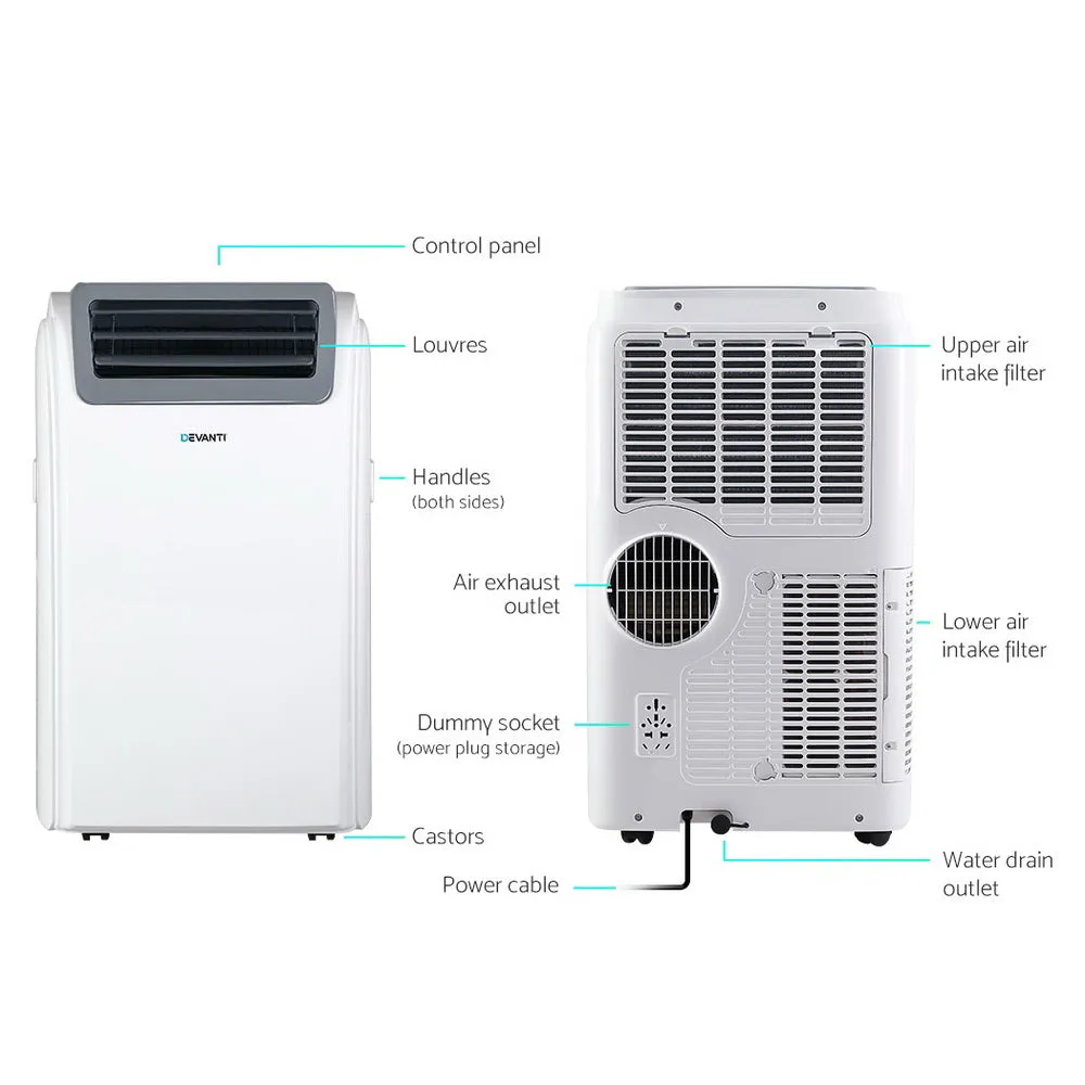 Devanti Portable Air Conditioner WiFi 12000BTU