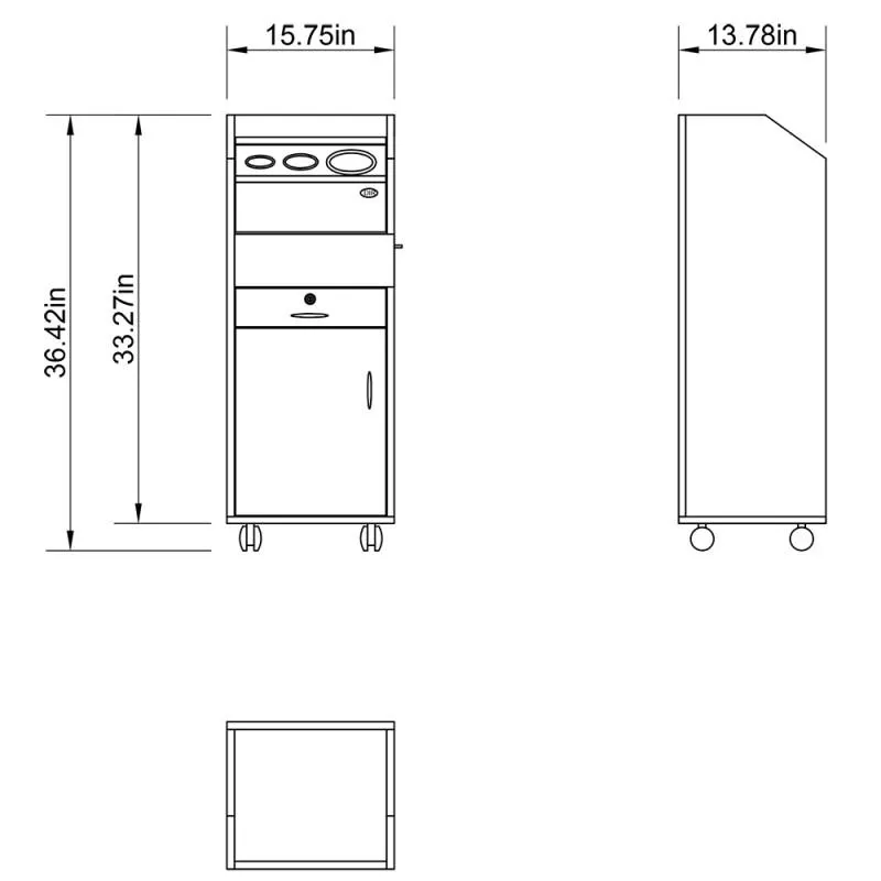 DIR Simplex Salon Trolley Cart