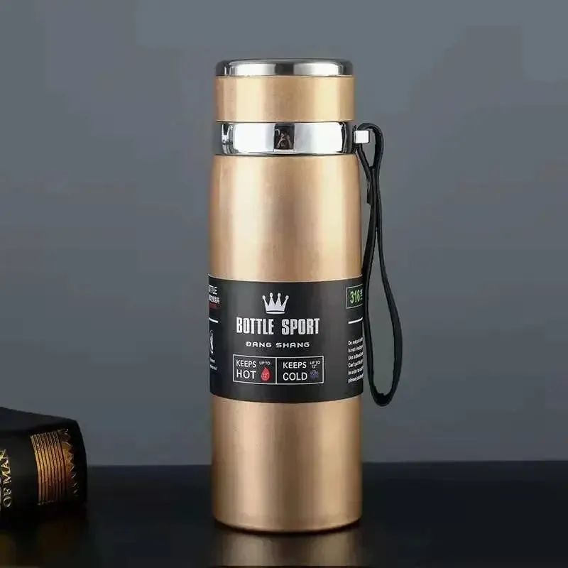 Double layer stainless steel insulated mug 316 Stainless Steel Insulated Mug Outdoor Car Travel Mug Large Capacity Mug Thermos Double Layer Stainless Steel Water Bottle