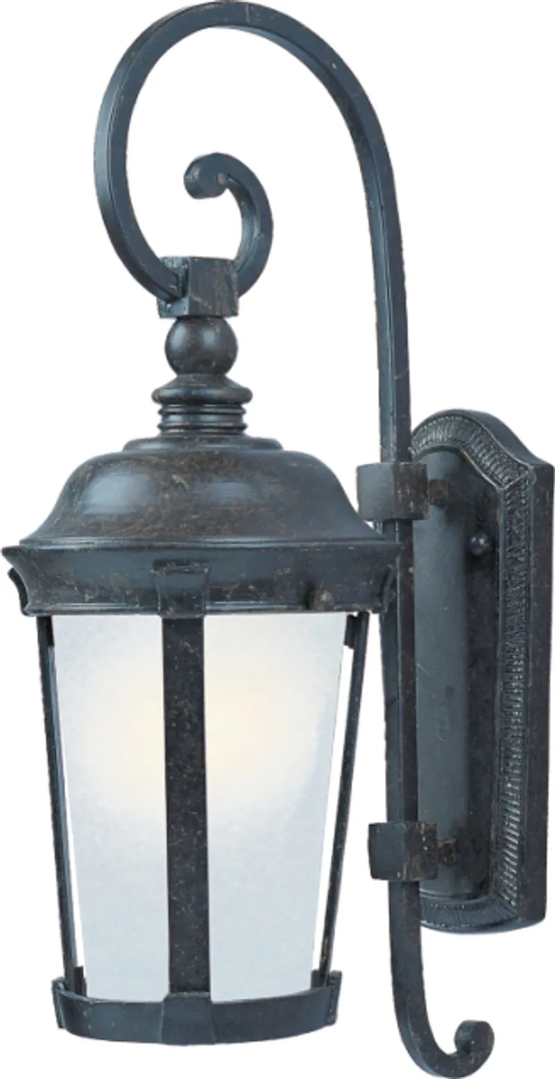 Dover E26 8" Single Light Outdoor Wall Sconce in Bronze