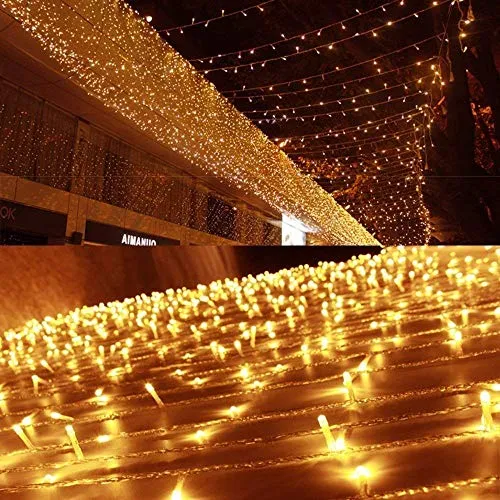 Ein Sof 36 LED Bulbs String Light for Diwali, Flameless & Smokeless LED Lights for Any Festival/Diwali/Christmas/Events/Home Decoration (Yellow Light, 15m)