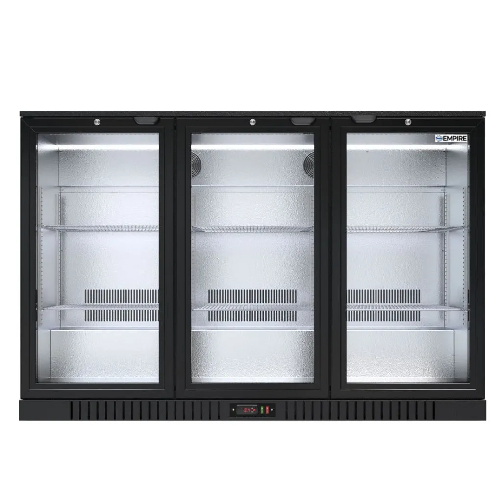 Empire Premium Triple Door 330ltr Bottle Cooler Hinged Doors - CL-320H-EE