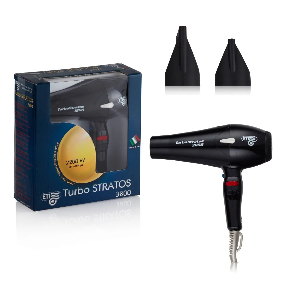 ETI Turbo Stratus 3800 Hairdryer Black