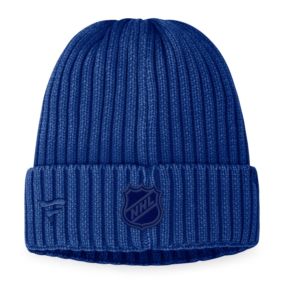 Fanatics Men's NHL Edmonton Oilers 2023 Road Cuffed Knit Toque