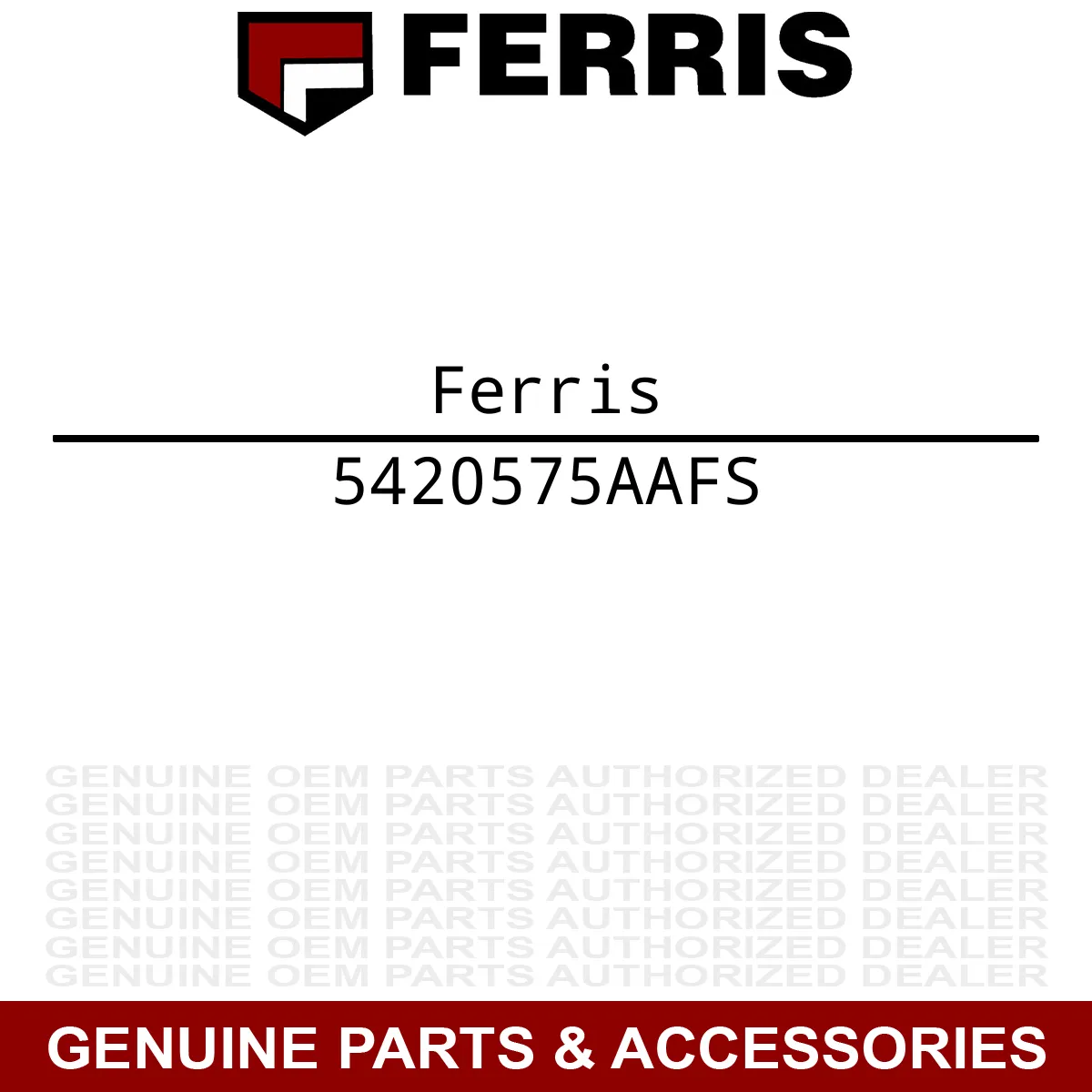 Ferris 5420575AAFS CONTROL, HANDLE Hurricane FB1000CE Debris 590 - Leaf Blower