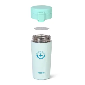 Fissman Double Wall Vacuum Travel Mug Light Green 320ml