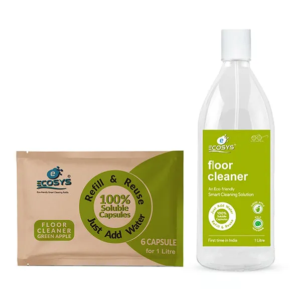 Floor Cleaner | 6 Capsules for 1 litre Concentrate | Kids and Pet Safe | Non Toxic