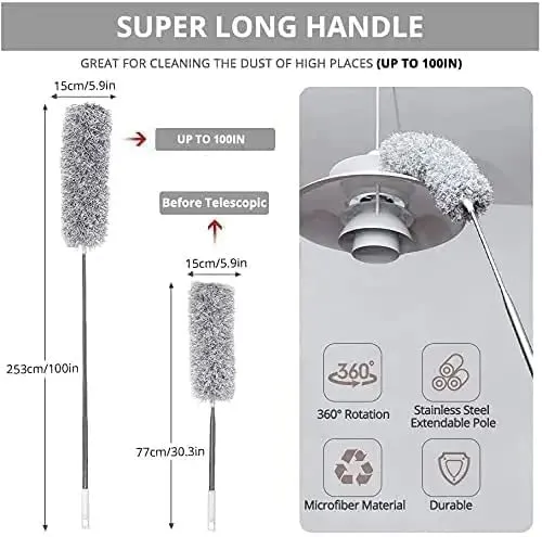 Foldable Micro-fiber Fan Mop