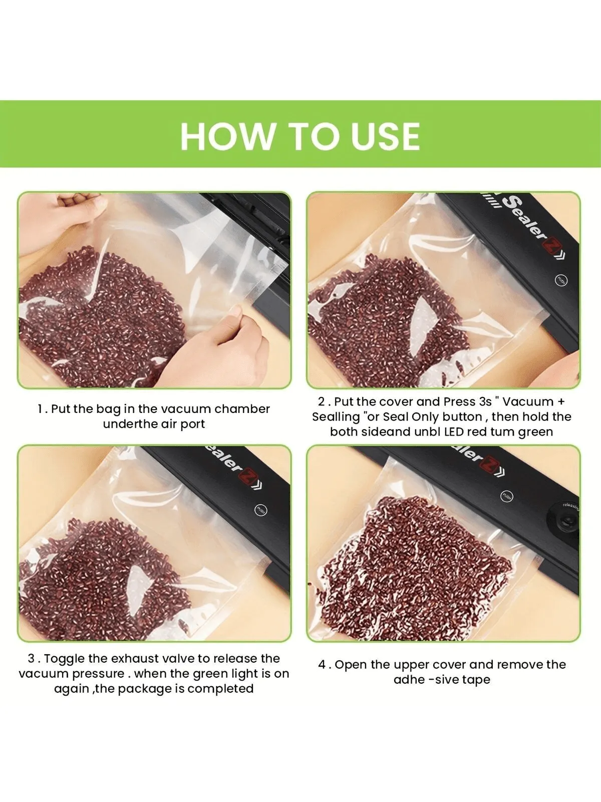 Food Vacuum Sealer Automatic Machine