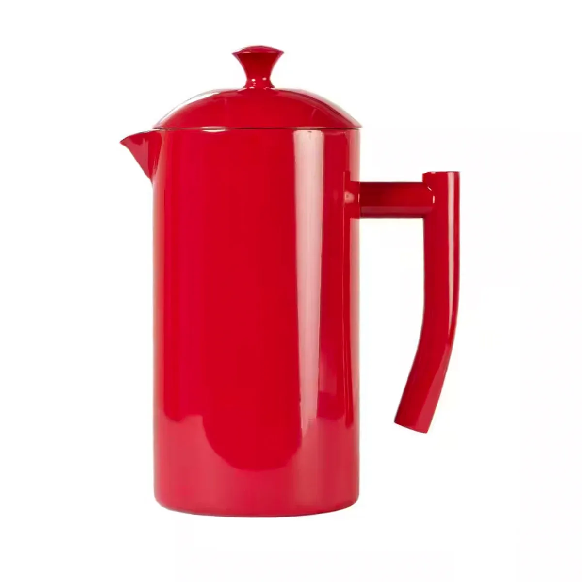 Frieling 34oz Stainless Steel Insulated French Press, Shiraz Red