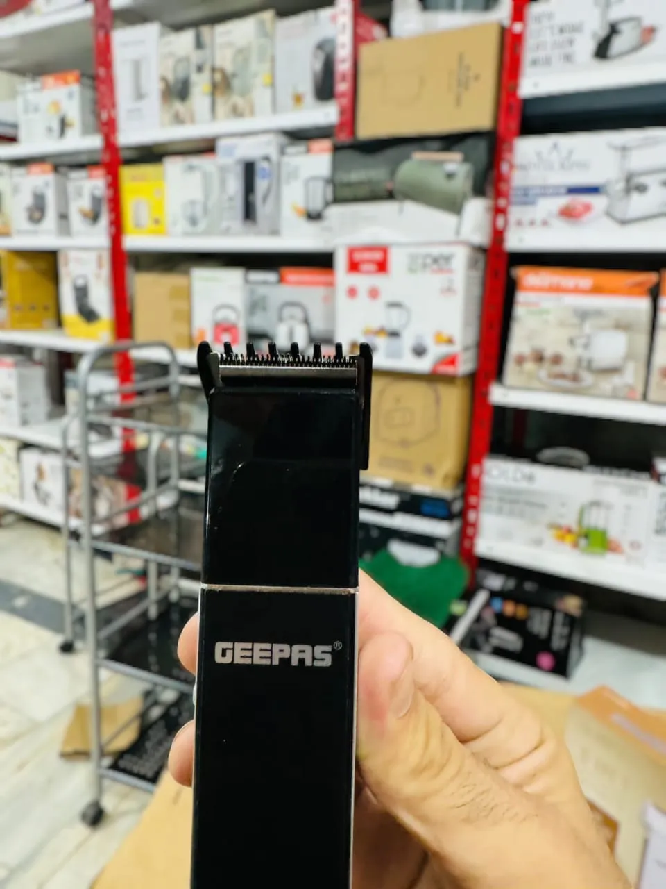 GEEPAS 3 in 1 Rechargeable Hair & Beard Trimmer-8683