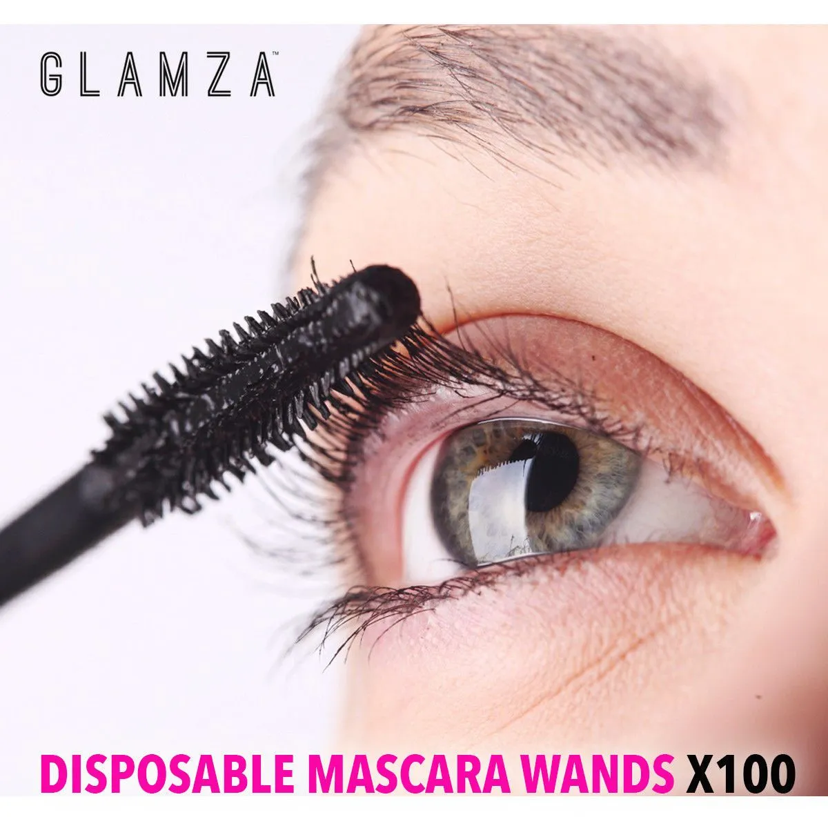 Glamza Disposable Mascara Wands - Pack of 100 with Free UK Postage