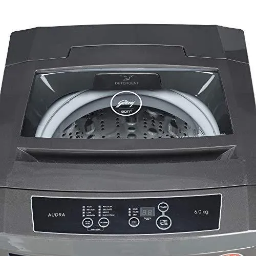 Godrej 6 Kg 5 Star Fully-Automatic Top Loading Washing Machine (WTEON 600 AD 5.0 ROGR, Grey)