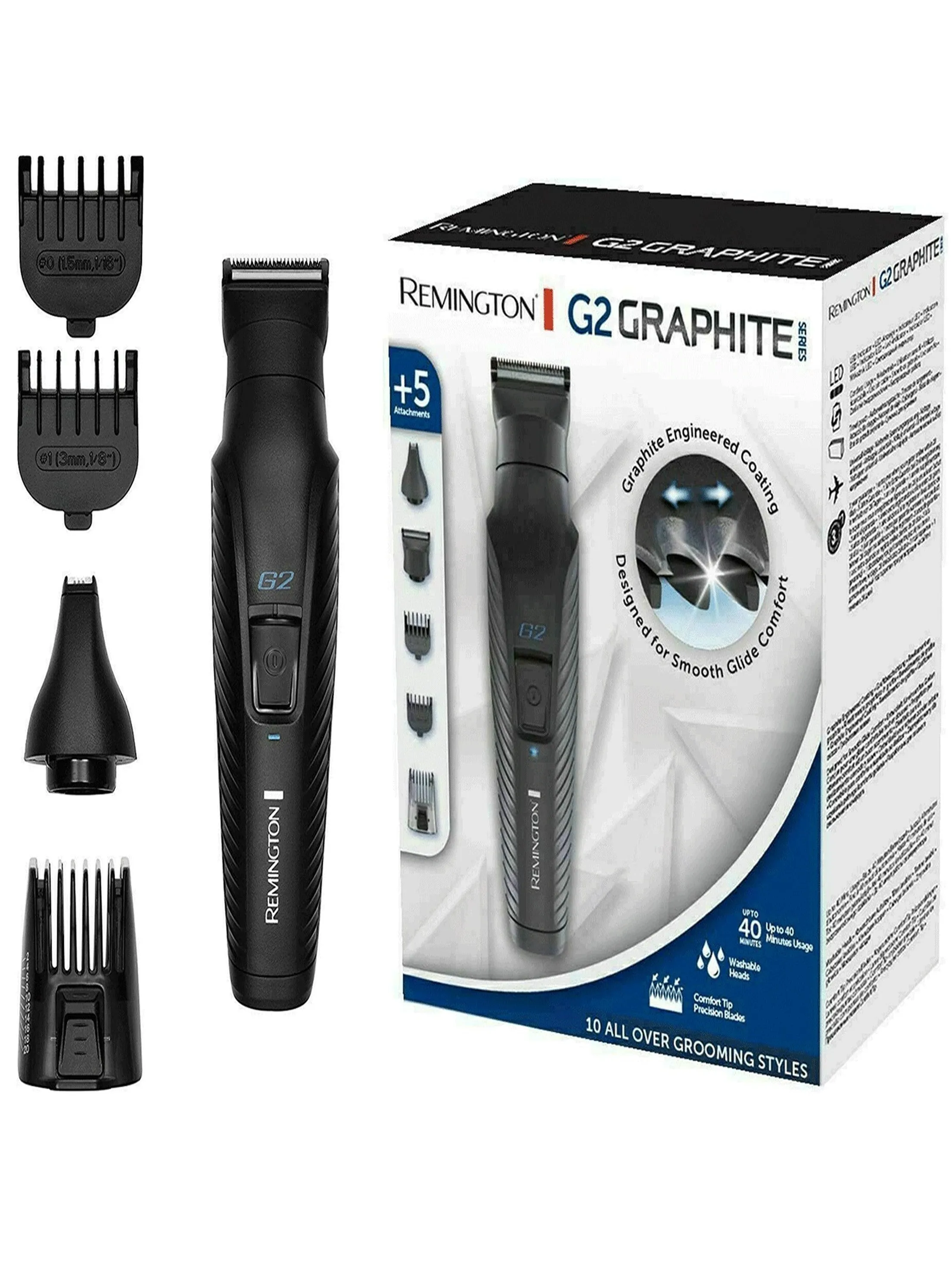 Graphite G2 Grooming Kit, Electric Head Body Beard Trimmer Pg2000