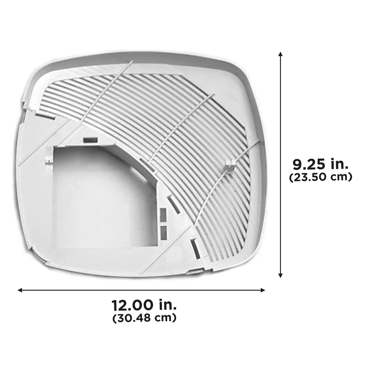 Grille and Lens for MS Series Bath Fans with Light