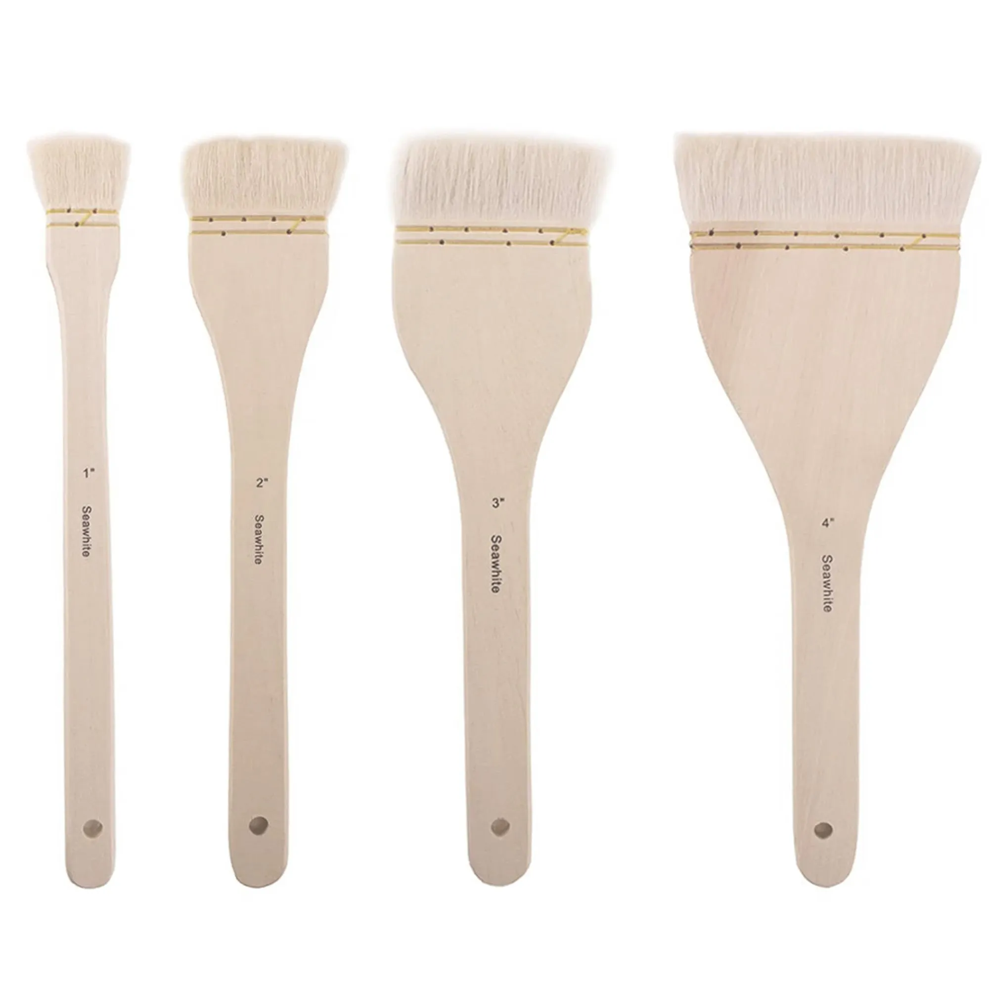 Hake Brush Set of 4