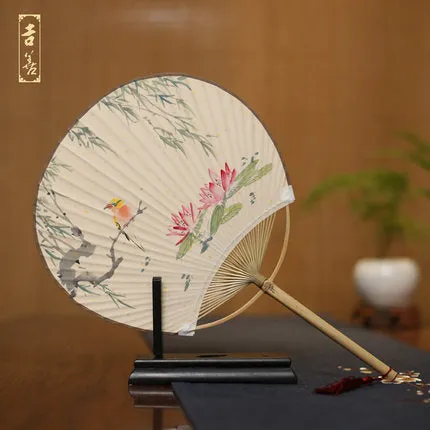 Hand-painted Xuan Paper Fan 0238