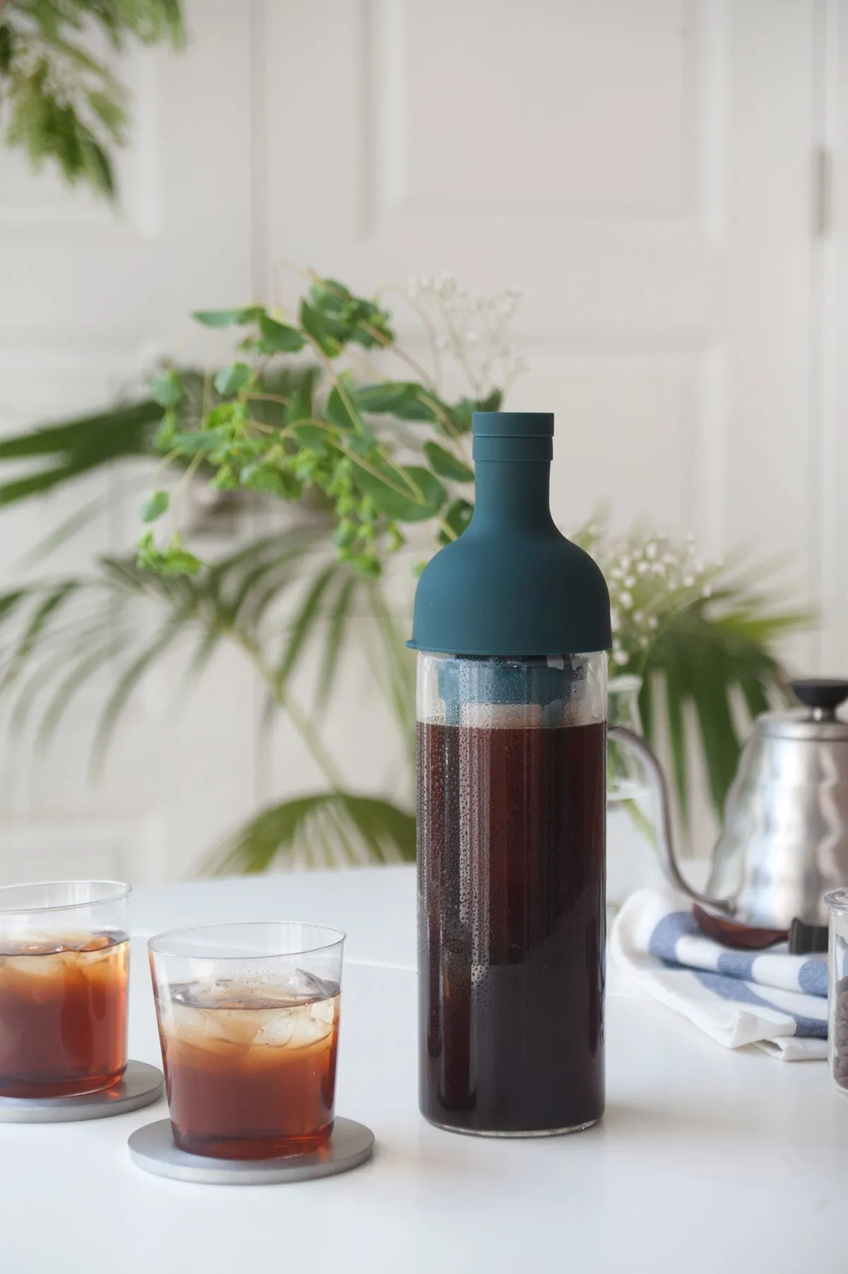 Hario Cold Brew Coffee Filter in Bottle (Deep Teal)