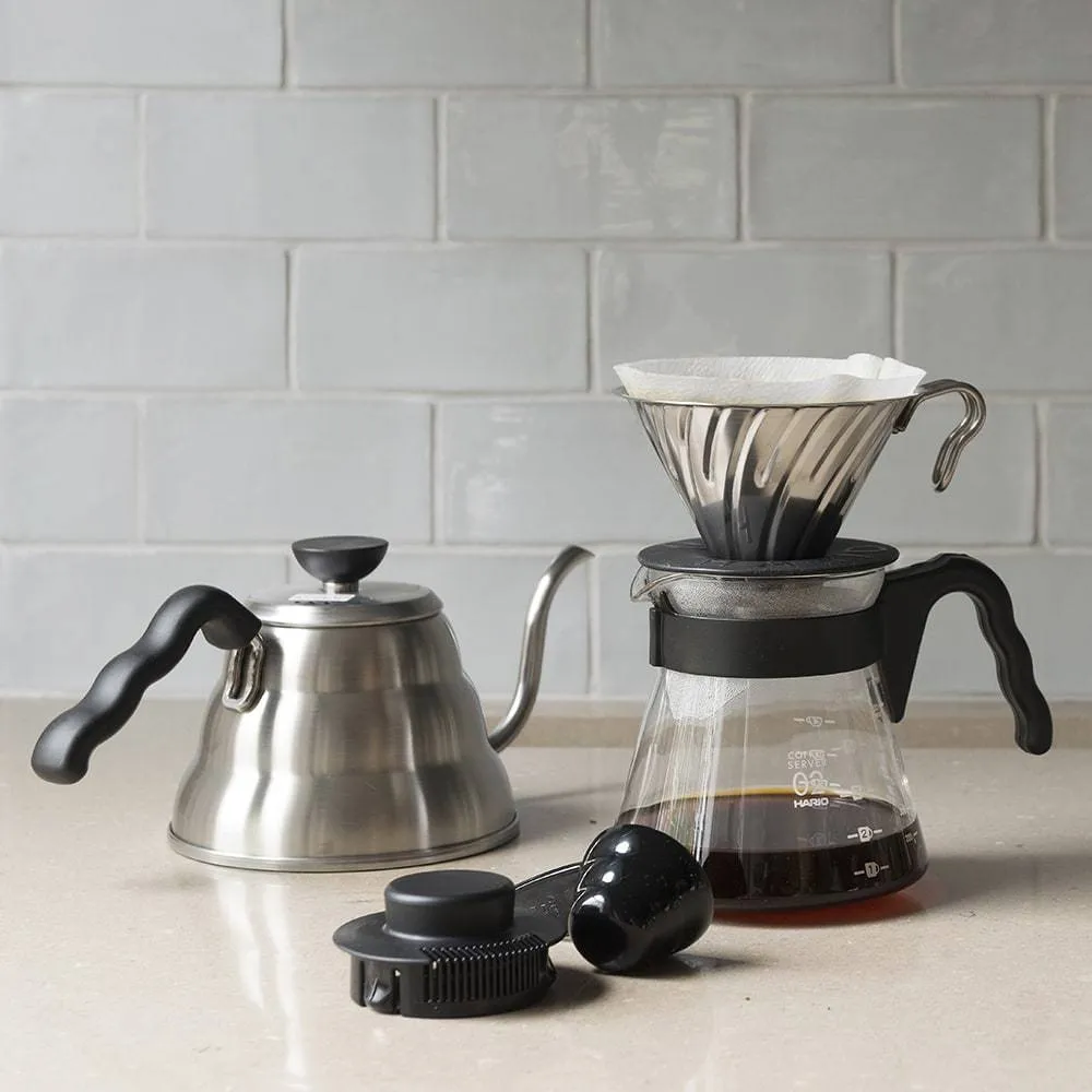 Hario V60 Metal Stainless Steel Coffee Dripper - Size 02