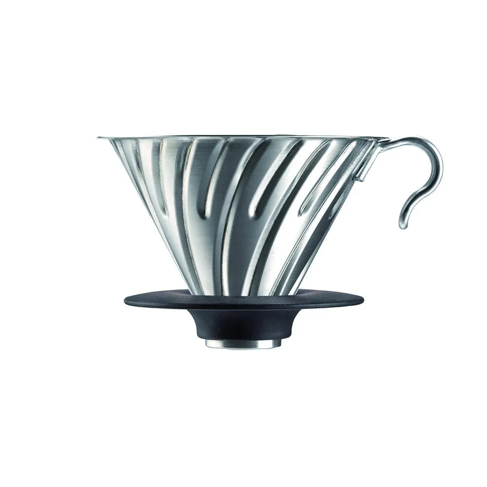 Hario V60 Metal Stainless Steel Coffee Dripper - Size 02