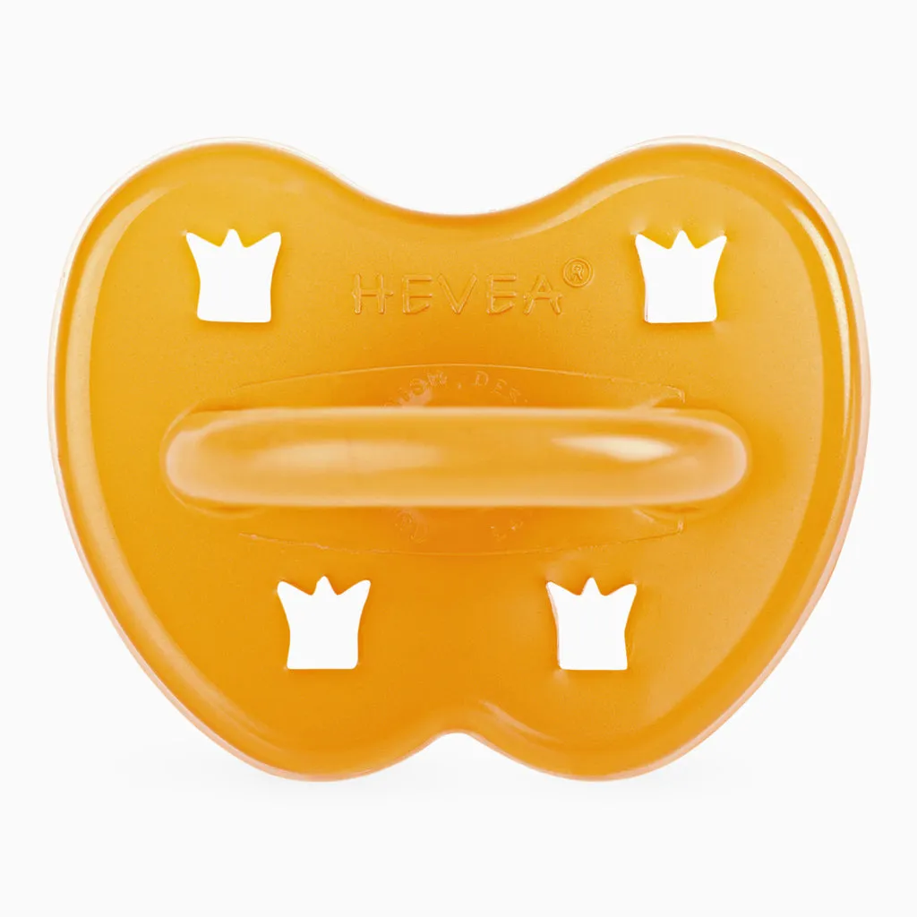 Hevea Baby Natural Rubber Round Pacifier - Crown