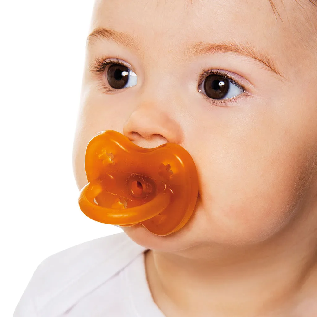 Hevea Baby Natural Rubber Round Pacifier - Crown