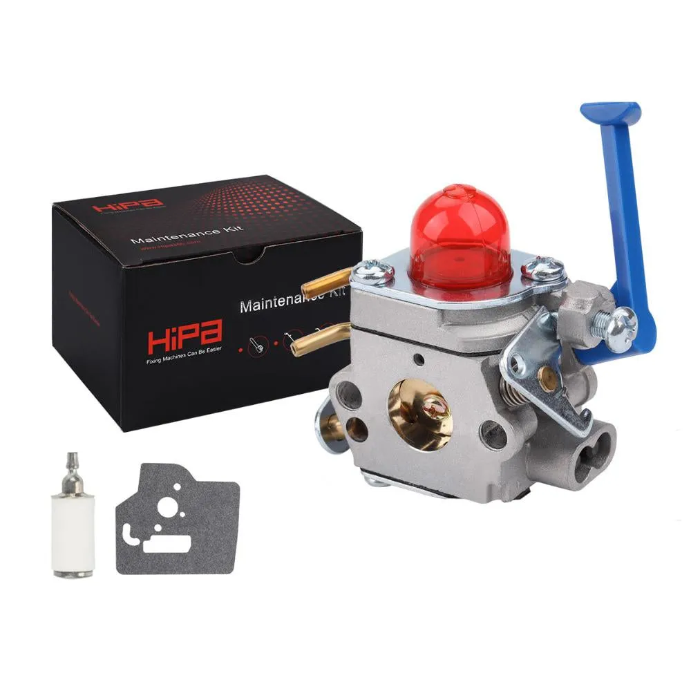 Hipa Carburetor Kit for Poulan Husqvarna 125L 128L 128DJX 128LDX 128LD Trimmer Compatible with C1Q-W40A 545081848