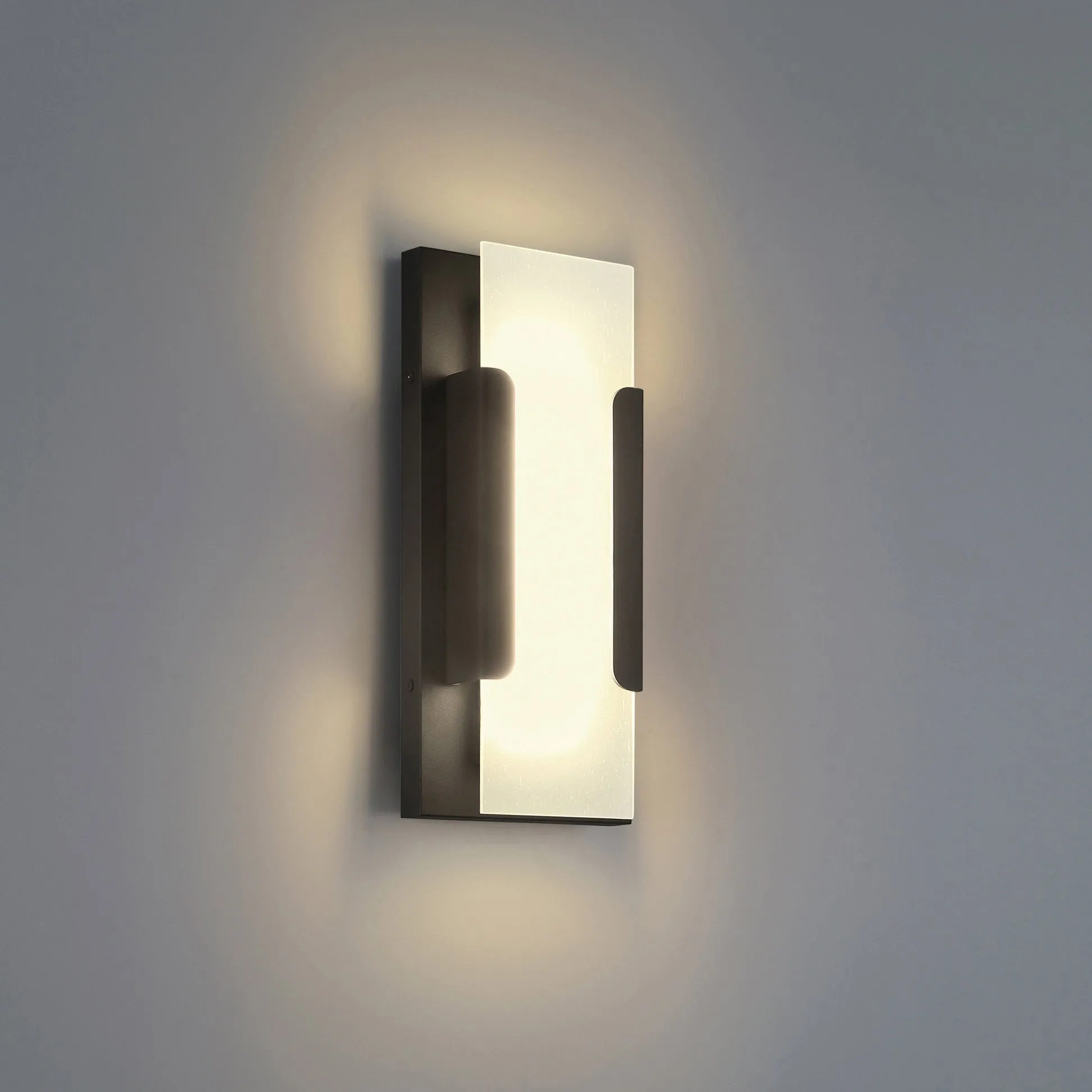 Hubert 13" Bronze Outdoor LED Wall Sconce