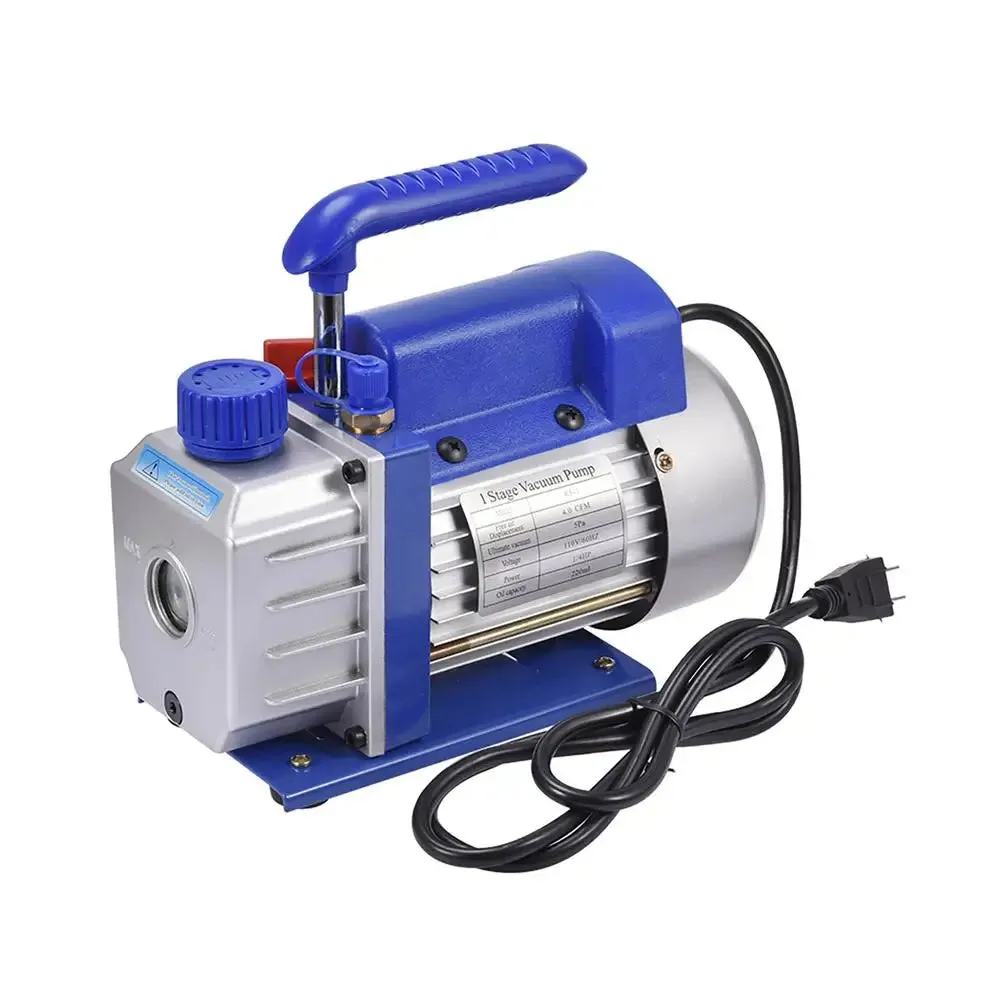 HVAC Vacuum Pump 4CFM 1/4 HP for AC Systems - Durable & Lightweight