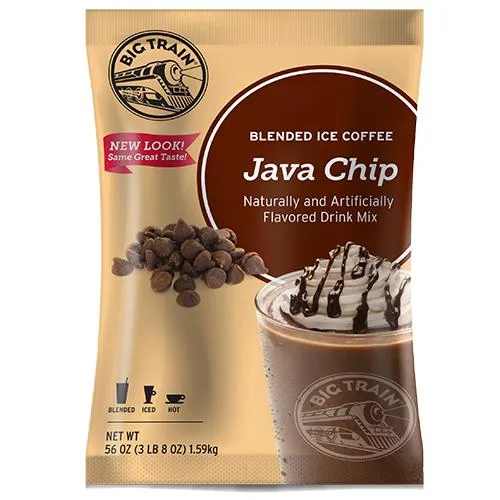 Java Chip Blended Ice Coffee - Big Train Mix - Bag 3.5 pounds