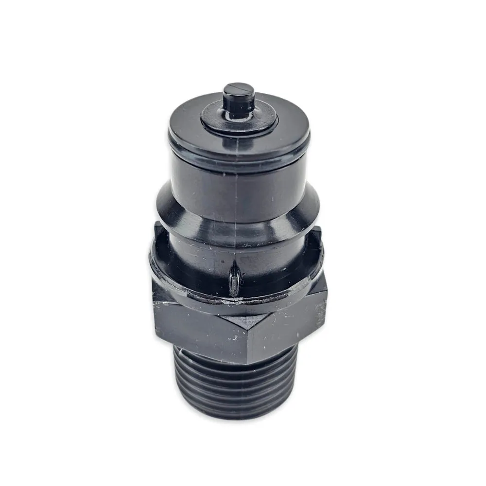 JoinTech Male Connector with Auto Shut Off x 1/2 Inch BSPT Male