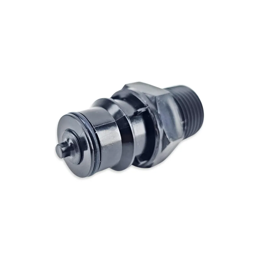 JoinTech Male Connector with Auto Shut Off x 1/2 Inch BSPT Male