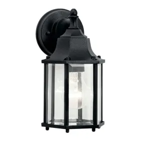 Kichler 9774BK Chesapeake™ 10.25" 1 Light Wall Light Black