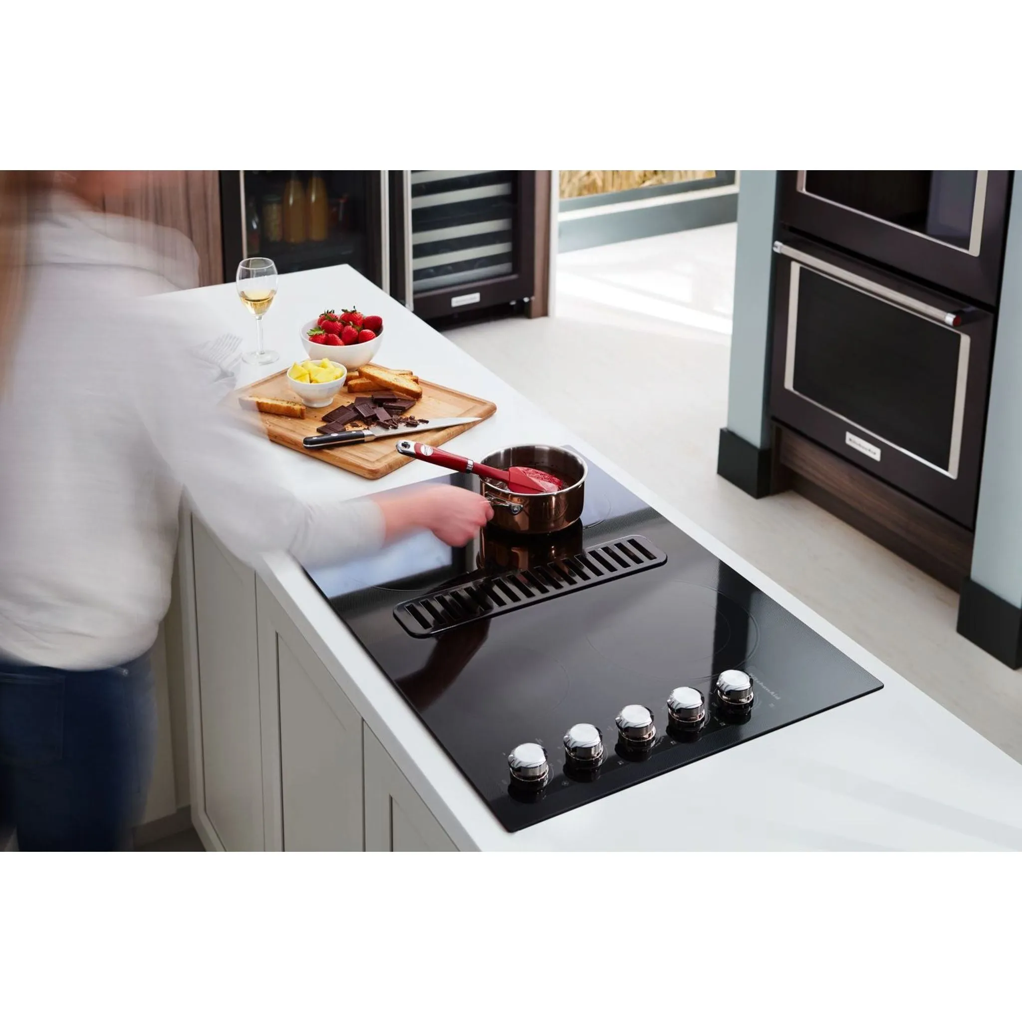 KitchenAid 30" Cooktop (KCED600GBL) - Black