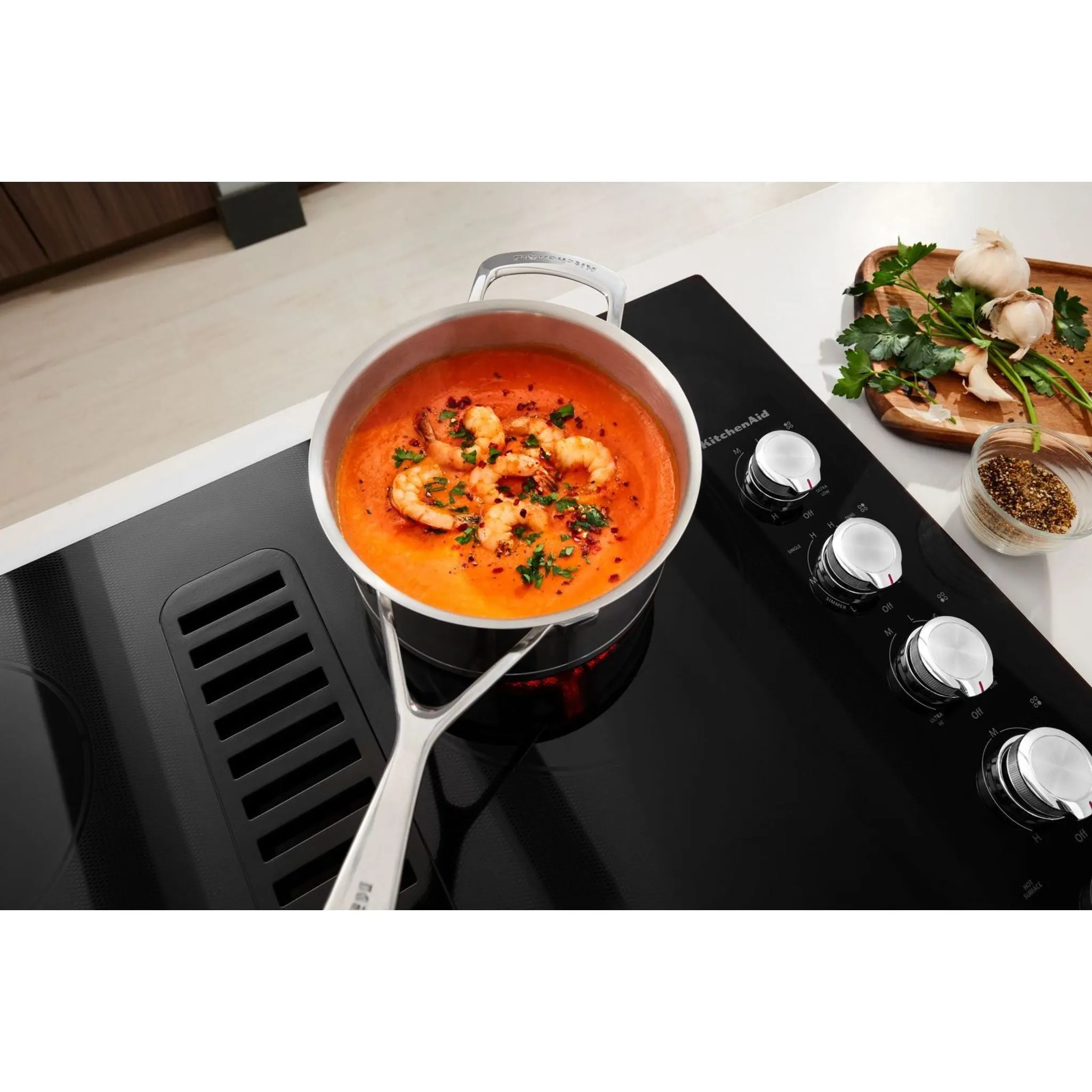 KitchenAid 30" Cooktop (KCED600GBL) - Black