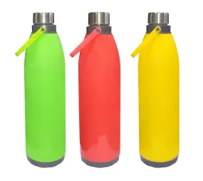 Kotak Sales Cool N Cool 2200ML Double Walled Insulated Water Bottle with Handle Unbreakable Design 2.2 Liter 100% Food Grade BPA Free Best Birthday Party Return Gift (Qty 3 Pcs)