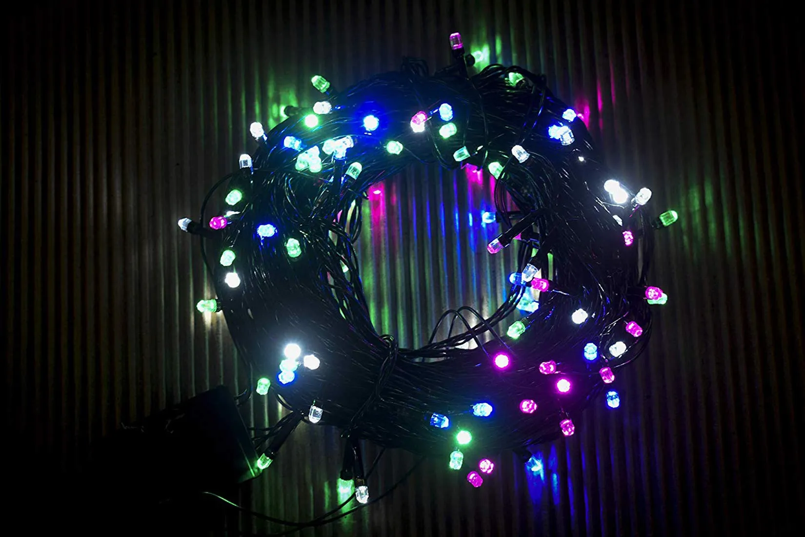 Kuber Industries 2 Pieces 10 Meter Diamond LED's Waterproof Fairy Decorative String Light - Red Green Blue - Decoration Indoor/Outdoor for Party Wedding Diwali -CTKTC22981