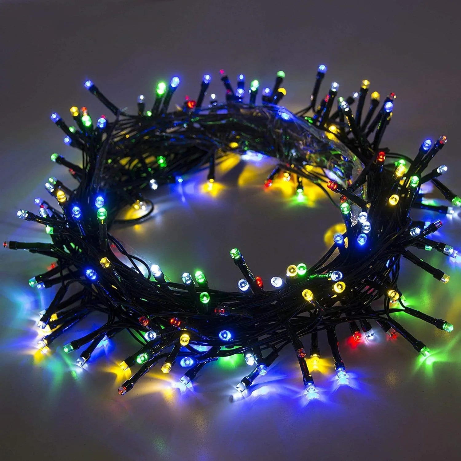 Kuber Industries 3 Pieces 8 MM 20 Meter LED's Waterproof Fairy Decorative String Light - Red Green Blue - Decoration Indoor/Outdoor for Party Wedding Diwali -CTKTC23019