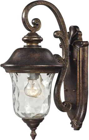 Lafayette 1 Light Outdoor Wall Sconce In Regal Bronze