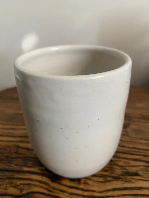 Lauren McQuade Ceramic Cup White Speckle