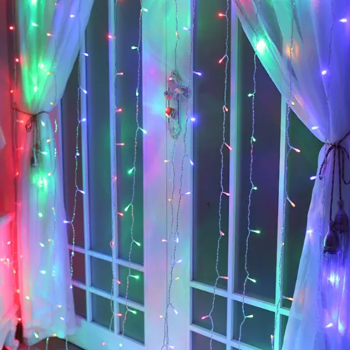 LED Curtain Lights for Decorating Your Wedding, Festival, Holiday, Home, Garden, or Restaurant