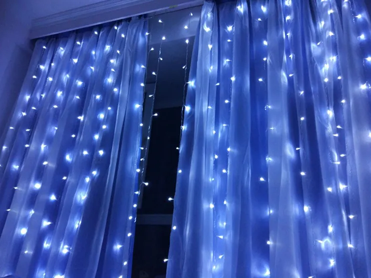 LED Curtain Lights for Decorating Your Wedding, Festival, Holiday, Home, Garden, or Restaurant