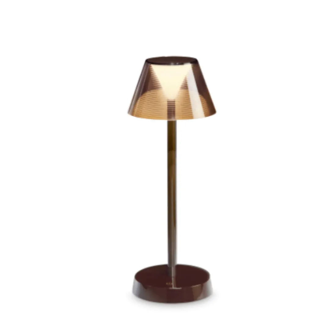 Libby LED Outdoor Table Lamp - Brown